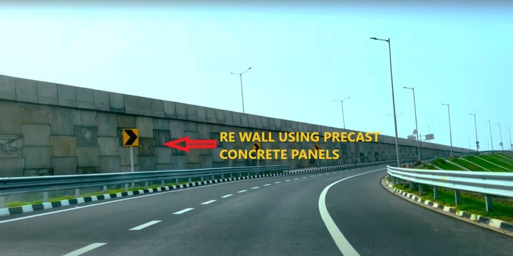 RE Wall Using Precast Concrete Panels